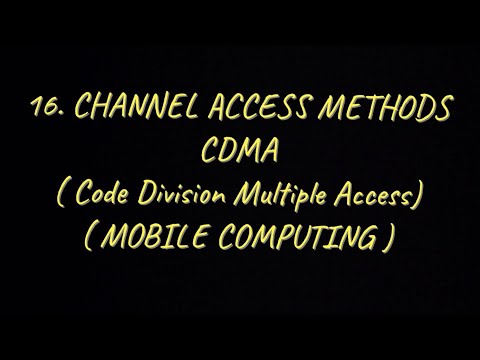 13 Channel Access Methods in Wireless Communications SDMA Space Division Multiple Access MC