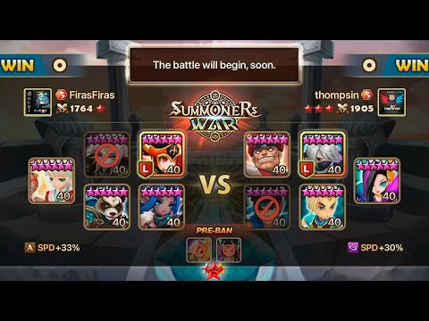 Thompsin vs FirasFiras. SWC2021 Americas Quarterfinal - Summoners War