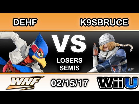 WNF 1.1 - MSF | DEHF (Falco) Vs. K9sbruce (Sheik) Losers Semis - Smash Wii U