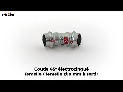 Coude 45° femelle / femelle à sertir VIEGA