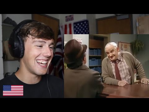 American Reacts to The Two Ronnies - Confusing Library!