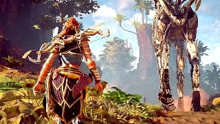 Horizon Zero Dawn - 1 Hour of AMAZING Gameplay (PS4) 2017