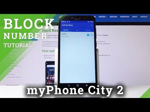 How to Block Number in myPhone City 2 – Create Blocklist