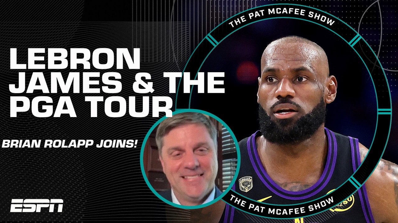 Brian Rolapp speaks on LeBron James’ partnership with the PGA Tour | The Pat McAfee Show