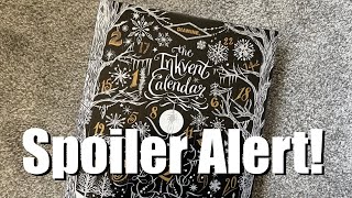 SPOILER ALERT! π«£ Let's Swatch the Diamine Inkvent 2024 Calendar! | Anita Anglin