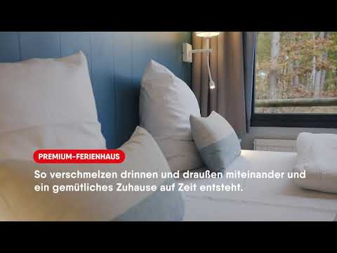 Nahaufnahme Neue Ferienhäuser Center Pracs Bispinger Heide