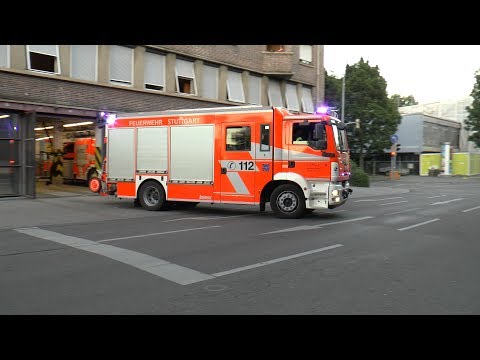 [Heimrauchmelder- Lichthupe vom KdoW] Löschzug FW 4 BF Stuttgart-Feuerbach