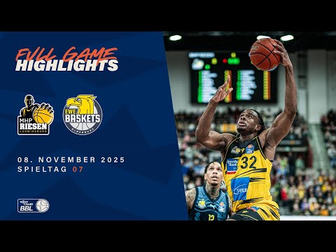 MHP RIESEN Ludwigsburg vs. EWE Baskets Oldenburg - Full Game Highlights - Spieltag 7, 25/26