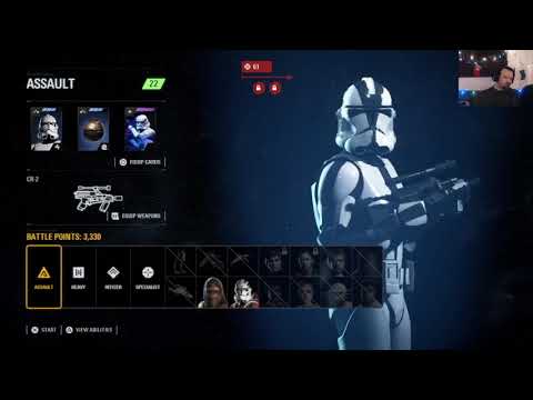Star Wars Battlefront II MP Madness Dec. 16 pt3 - Galactic Assault Time
