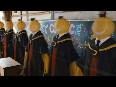 In this school,graduation requires killing the teacher.