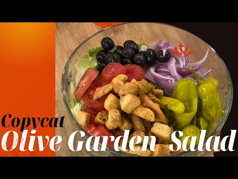 How to Make a Copycat OLIVE GARDEN Salad