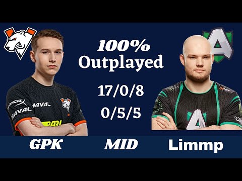 GPK VS Limmp -- Mid -- Shadow Fiend vs Kunkka --- New Best SF