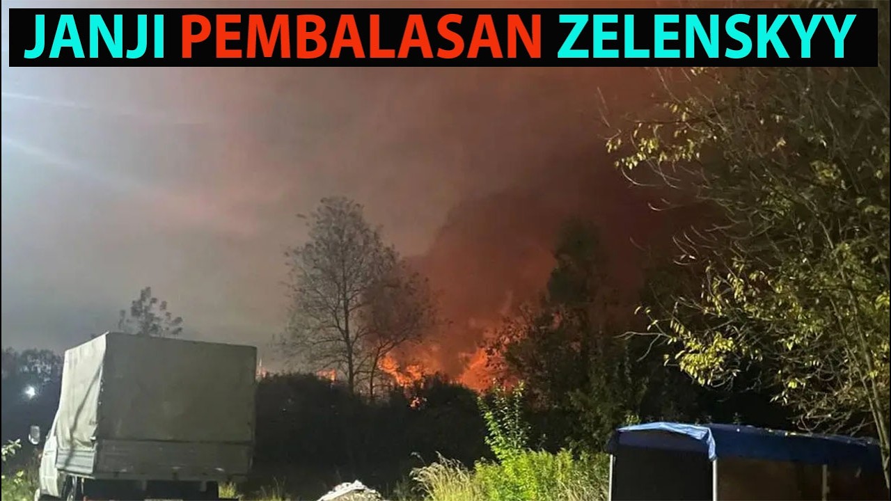 Ukraina Ledakkan Depot Minyak Terbesar Moskow