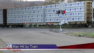 Anniston Man Hit by Train