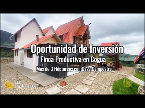 ¡El Refugio de tus Sueños! Espectacular Finca de 3 Hectáreas en Venta en Cogua 🌲🏡