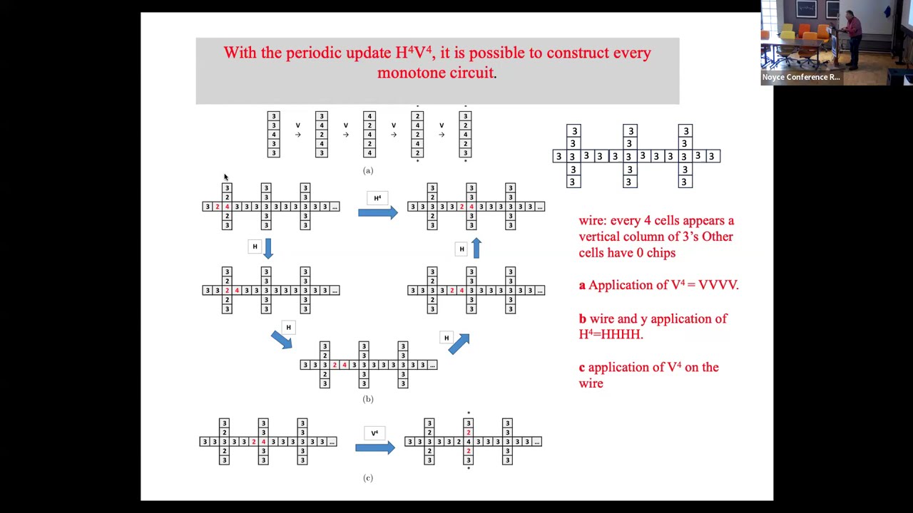 Video thumbnail for Computational Universality of Fungal Sandpile Automata