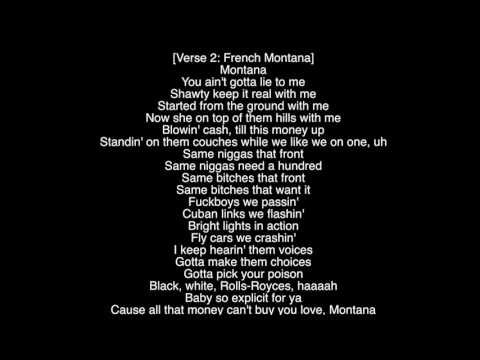 XPlicit ft  Miguel - French Montana (Lyrics - New English Song 2016)
