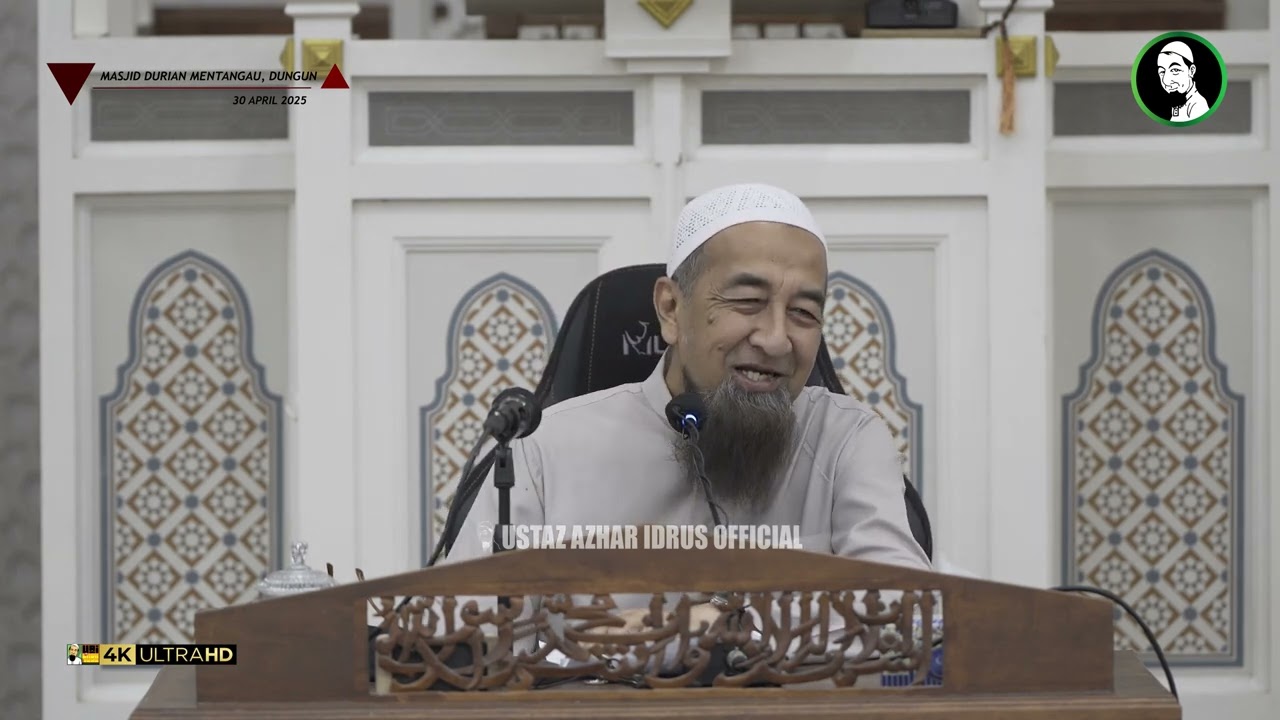🟡 Koleksi Kuliah Ustaz Azhar Idrus | Masjid As Solihin Kg. Durian Mentangau, Paka, Terengganu | 4K