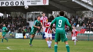 preview picture of video 'Pogoń Grodzisk Mazowiecki - Radomiak Radom 1:1 skrót meczu [29/03/2015]'