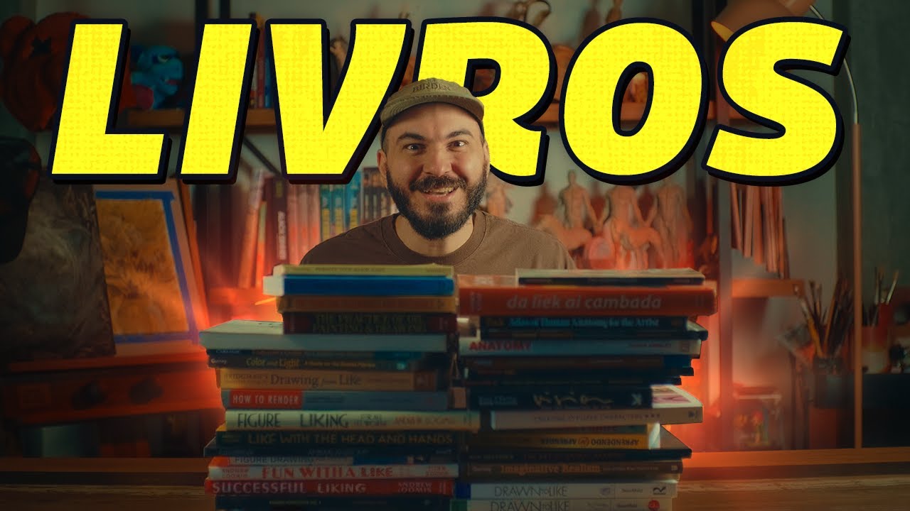 🎨 MEUS LIVROS FAVORITOS para ESTUDO de DESENHO e PINTURA
