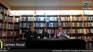 Homenaje a Héctor Carreto en #libreriabonilla