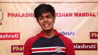 Phalashruti Student Rishi Shah