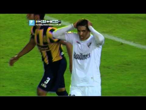 Se lo perdió abajo del arco.Central 0 Quilmes 1.Fecha 1.Torneo Primera División.FPT
