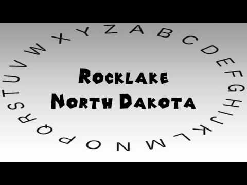 How to Say or Pronounce USA Cities — Rocklake, North Dakota