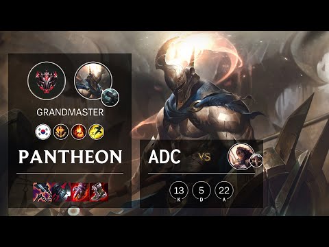 Pantheon ADC vs Samira - KR Grandmaster Patch 11.11