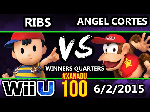 Xanadu 100 - iQHQ | Ribs (Ness) vs HBA | Angel Cortes (Diddy) - SSB4 WQ - Smash Wii U - Smash 4