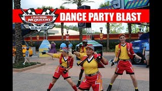 Lightning McQueen&#39;s Racing Academy Opening Day Dance Celebration Hollywood Studios