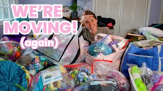 pack & organize my yarn stash with me for our next adventure!
