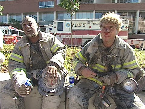 FDNY FFs Tyrone Johnson, James Grillo & James Duffy (?) on Towers Collapse