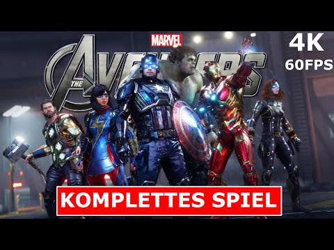 MARVEL'S AVENGERS Gameplay Walkthrough FULL GAME Deutsch [4K 60FPS PC ULTRA HD] Part 1