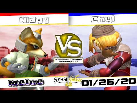 Nidgy (Fox) vs. Chyl (Sheik) - Winners Quarters Redemption - Smaskatoon 48