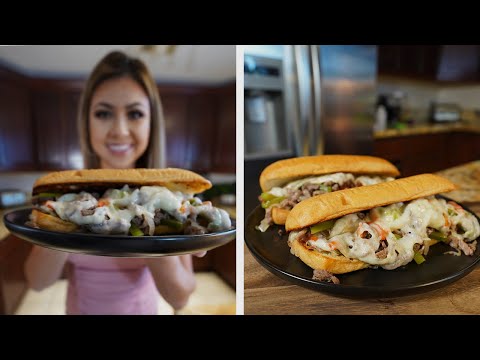 HOW I MAKE A DELICIOUS PHILLY CHEESESTEAK SANDWICH...