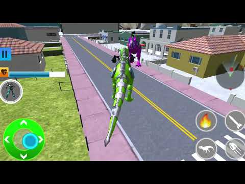 Dino Robot Car Game Dinosaur Robot Transform hero Android Gameplay #10