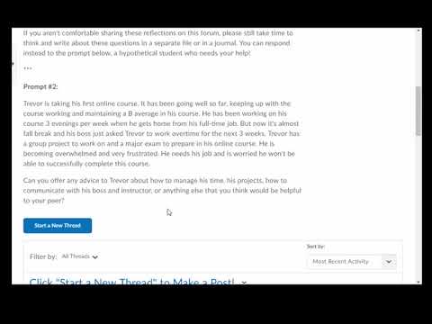 How to Navigate a D2L Course