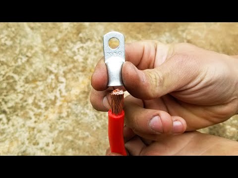Solder Battery Cable Lugs EASY!
