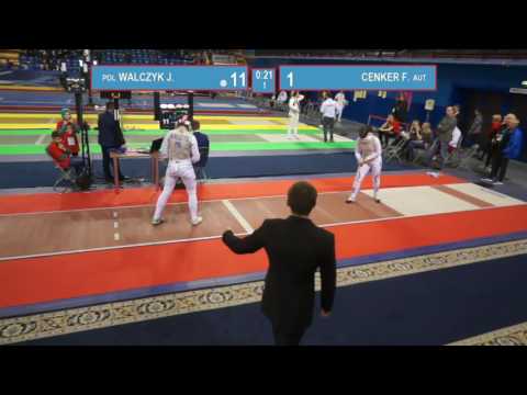 T32. CENKER Freya (AUT) - WALCZYK Julia (POL). Foil women.