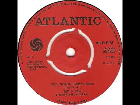 UK New Entry 1969 (14) Sam & Dave - Soul Sister, Brown Sugar