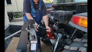 A tractor accessory I thought I'd never need, but now I see it's value.  Hydraulic top link install