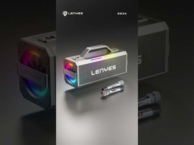 سماعة بلوتوث لاسلكية LED ماركة لينيس Lenyes S836