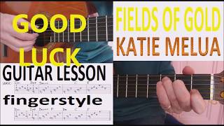 FIELDS OF GOLD - KATIE MELUA fingerstyle GUITAR LESSON