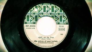 THE VOICES OF EAST HARLEM - Right on be free - ELEKTRA