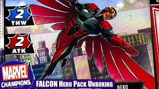 FALCON Hero Pack Unboxing for MARVEL CHAMPIONS THE CARD GAME