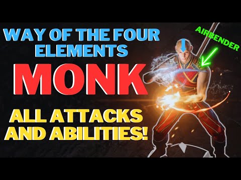 Way Of The Four Elements Monk - All Attacks And Abilities - Baldur's Gate 3 Subclass Guide
