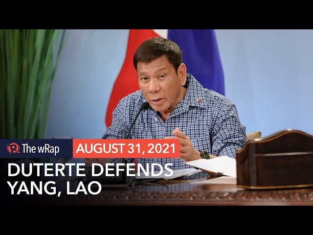 Duterte defends Michael Yang, Lao on pandemic contracts controversy