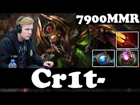 Cr1t- 7900 MMR Plays Nyx Assassin - Ranked Match Gameplay - Dota 2
