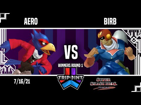 Tripoint Smash 105 - Winners Round 1 - Aero(Falco) Vs. Birb(Captain Falcon)